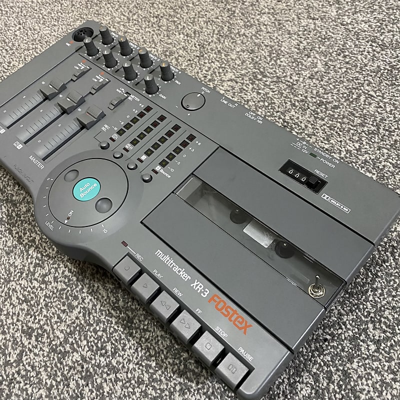 Fostex XR3 Analog 4 Track Cassette Recorder Multitracker Reverb UK