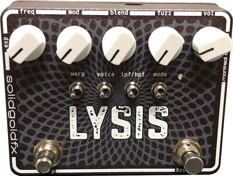 SolidGoldFX Lysis MKII Polyphonic Octave Fuzz Modulator Pedal image 1