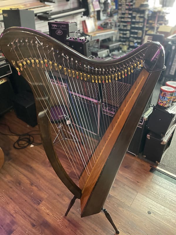Aoyama 120A 34 String Lever Harp | Reverb