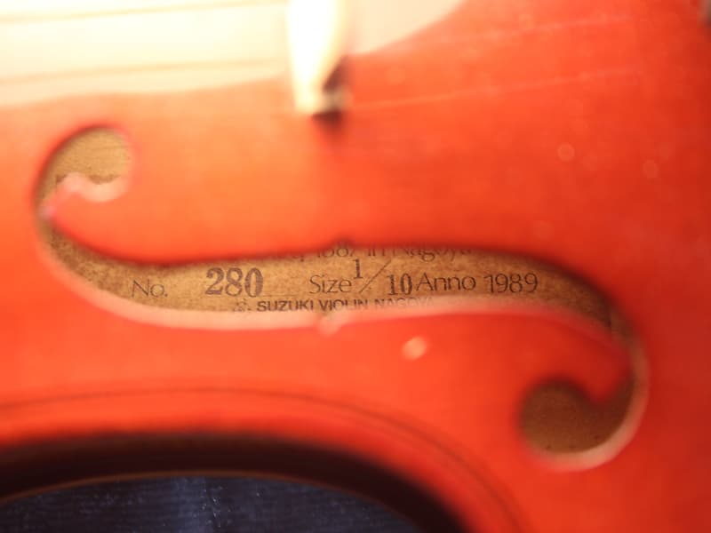 Suzuki Violin No.280 1/10 | Reverb