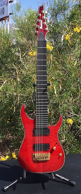 Ibanez RGIX28FEQM Red 8-String Electric Guitar