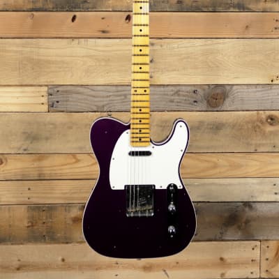 Fender Custom Shop F22 LTD 50s Tomatillo Tele Journeyman Purple Metalic w/ Case image 4