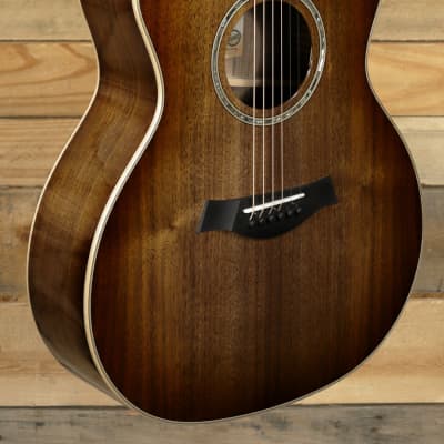 Island Music 15 Year Anniversary Taylor Custom Old Growth GA Acoustic/Electric Guitar Shaded Edge  Burst w/ Case for sale