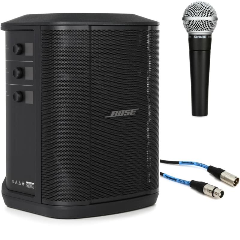 Bose S1 Pro Multi position PA System and Dynamic Microphone