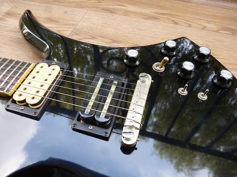 Fernandes Mockingbird MG-70X MIJ 1990 Black | Reverb