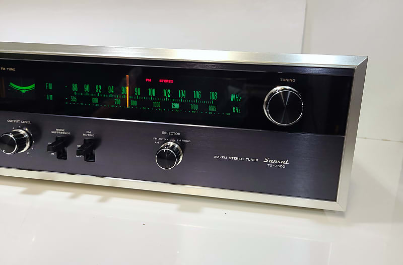 Sansui TU-7500 Vintage AM/FM Stereo Tuner | Reverb