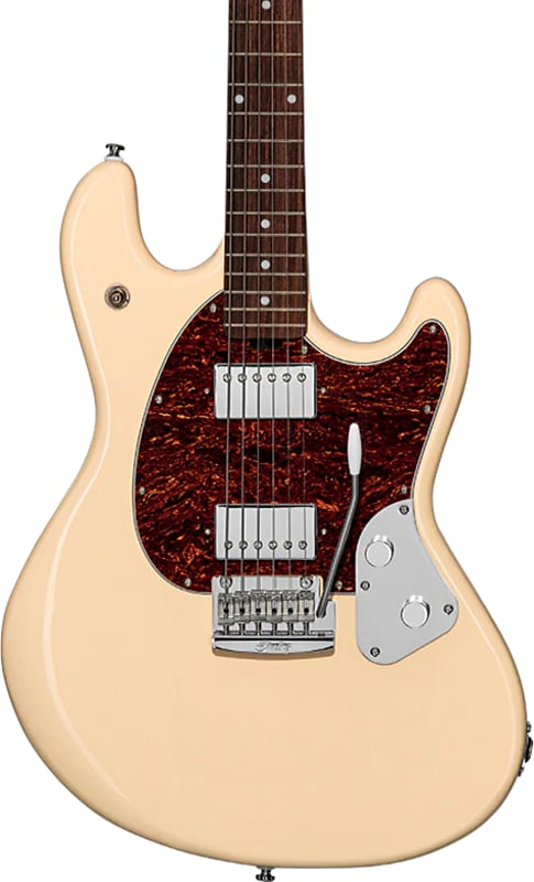 Sterling StingRay SR50 Solid Body Electric Guitar, Buttermilk image 1