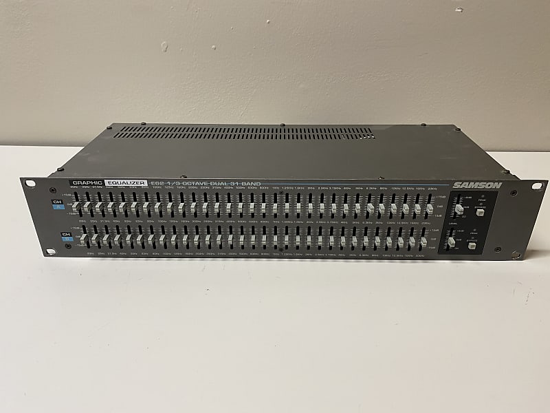 Samson Graphic Equalizer E62 1/3 Octave Dual 31 Band