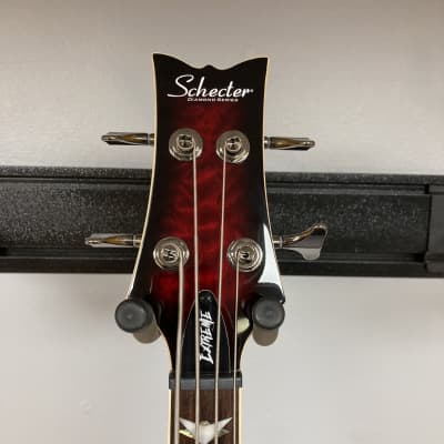 Schecter Stiletto Extreme 4 Black Cherry Bass Guitar image 5