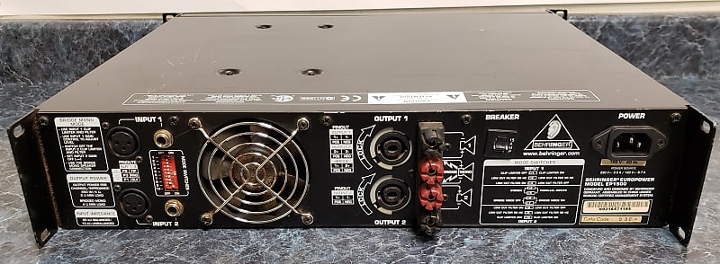 BEHRINGER PA用パワーアンプ EUROPOWER EP1500 BEHRINGER ベリンガー パワーアンプ EUROPOWER EP2500 - メルカリ