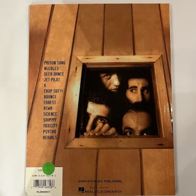 System Of the Down Toxicity Guitar Tab Book Reverb