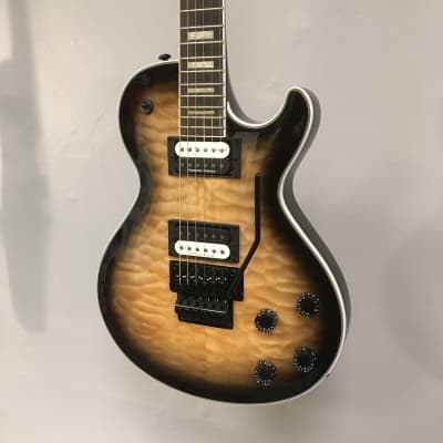 Dean Thoroughbred Select Quilt-top with Floyd Natural Black Burst OPEN BOX image 3