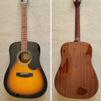 Samick Greg Bennett Design SMS-100/VS Acoustic Guitar, Vintage Sunburst, New Old Stock for sale