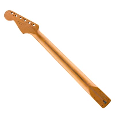 Fender Roasted Maple Stratocaster Neck, 21 Narrow Tall Frets, 9.5",  Modern C Shape image 2