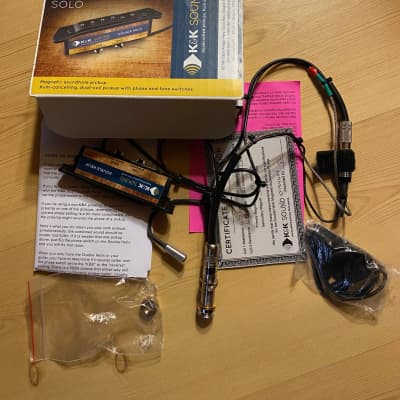 K&K Trinity Preamp + Helix Pickup Tonabnehmer + Solo Silver Bullet Mic Microphon image 3