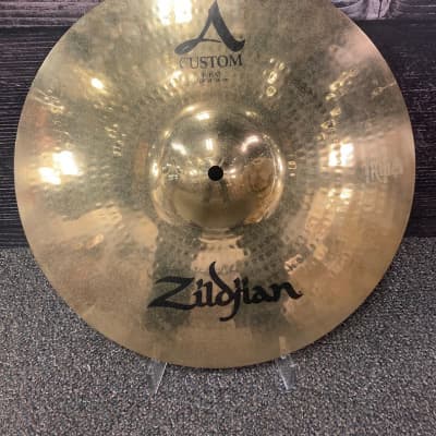 Zildjian 14" A Custom 14" Hi Hat Cymbal (Indianapolis, IN) (NOV23) image 1