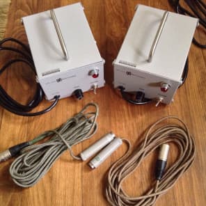 Vintage Pair of Altec 165A Tube Mic Systems Late 1950's Complete Refurb Stunning! image 3
