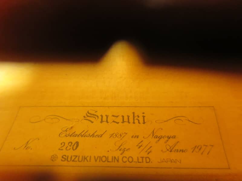 Suzuki Violin No. 280 (Intermediate), Nagoya, Japan, 4/4