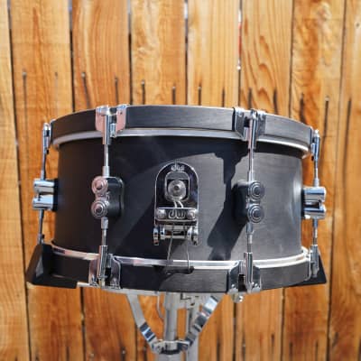 PDP Concept Maple Classis Series Ebony 6 x 14" Snare Drum w/ Maple Wood Hoops image 2