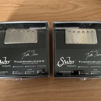 Suhr Thornbucker Neck/Bridge Set 50mm Raw Nickel | Reverb