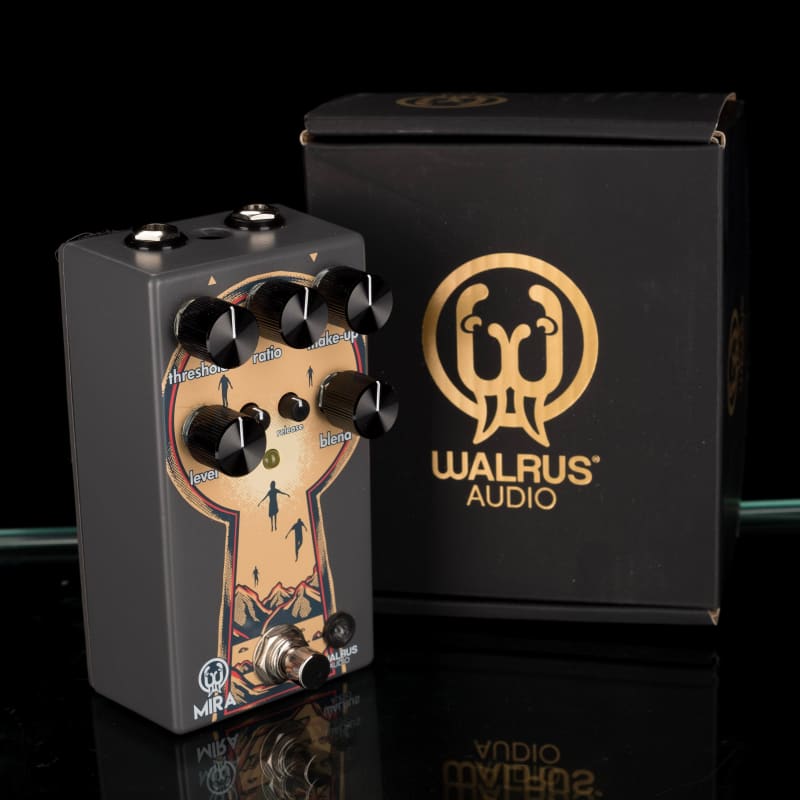 Walrus Audio Mira Optical Compressor Smoky Grey / Keyhole Graphic