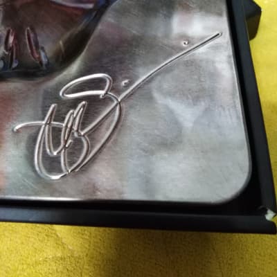 Joe Satriani Handprint Plate Young Guitar Magazine Japan The