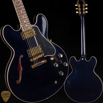 Gibson Custom Shop Made 2 Measure 1959 ES-335 Reissue Gloss Brunswick Blue image 1