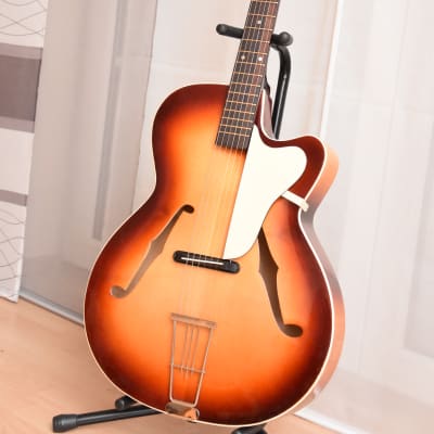 Hopf Archtop – 1950s German Vintage Jazz Guitar / Gitarre image 3