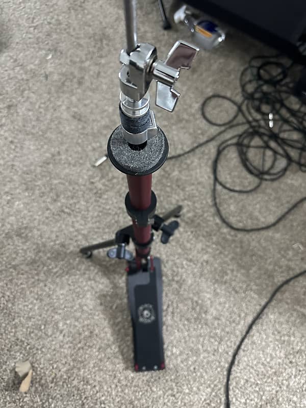 Trick Black Widow hi hat stand 2019 Black & Red Aluminum Reverb