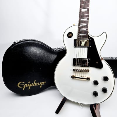 epiphone les paul custom white unsung korea Archives - Amp Guitars