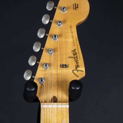 Fender Custom Shop Limited Edition '55 Dual-Mag Strat, Journeyman Relic- Aged White Blonde (7lbs 6oz image 10