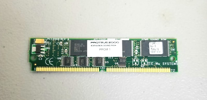E-MU Systems PROM1 AP12068-17 - Proteus 2500/PK 6 5-bank Expansion Rom image 1