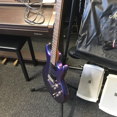 Ibanez Musician MC-100 custom 1977 Metallic custom nascar blue / purple expensive paint made in Japan in very good- excellent condition with hard case image 3
