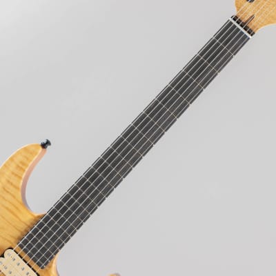 Marchione Neck-Through Carve Top Figured Maple African Mahogany H/S/H - Clear Natural image 6