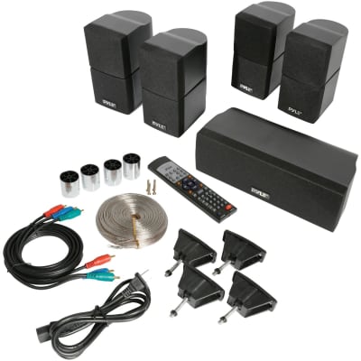 Pyle 5.1 Channel Bluetooth Receiver & Surround Sound Speaker System - PT589BT image 4