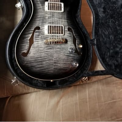 Paul Reed Smith Hollowbody II with 10 Top Charcoal Burst 2016 image 4