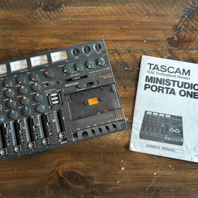 Tascam Porta 01 1980s Cassette 4-track recorder mixer | Reverb