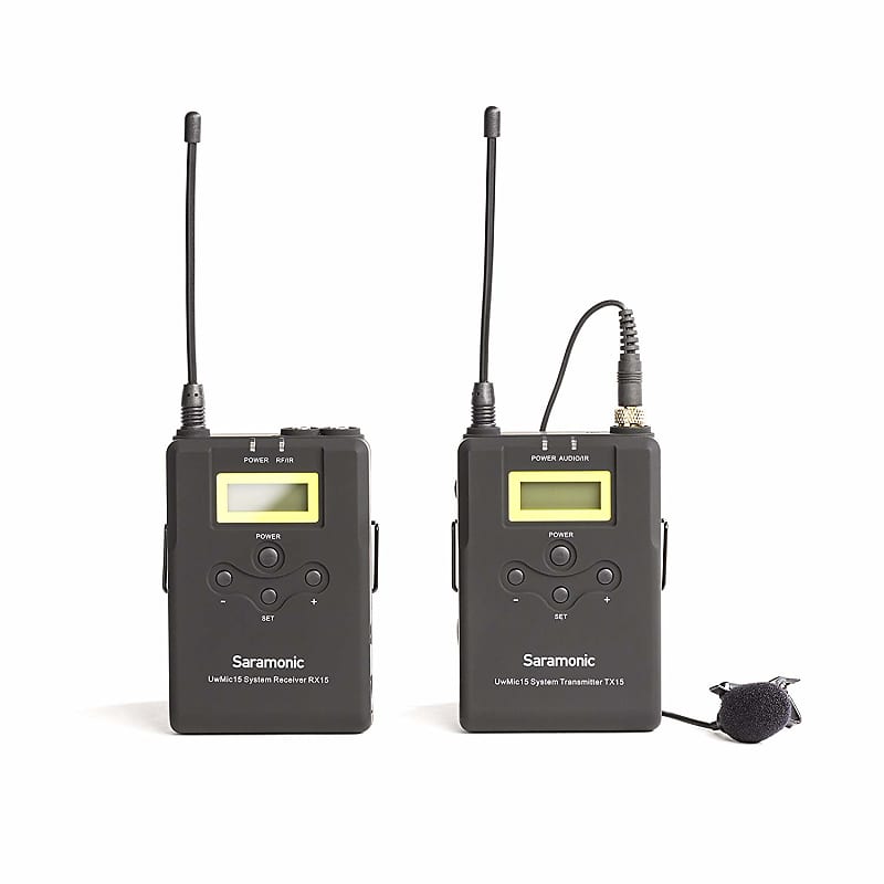 SR-XLR15 Wireless XLR Plug-On Transmitter with +48V Phantom Power for the  UwMic15 SR-RX15 Receiver