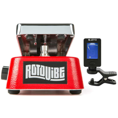 Dunlop JD4S Rotovibe Chorus Vibrato Expression Effects Pedal with Free Clip-On Chromatic Tuner image 1