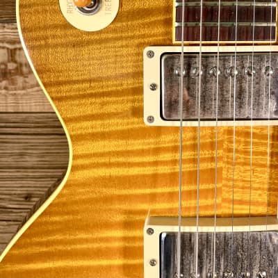 Gibson Custom Shop Ace Frehley '59 Les Paul Standard - Vintage Gloss - 2015 lemon drop image 4