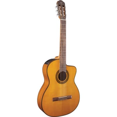 Takamine GC1CE Acoustic-Electric Classical Guitar - Natural image 3