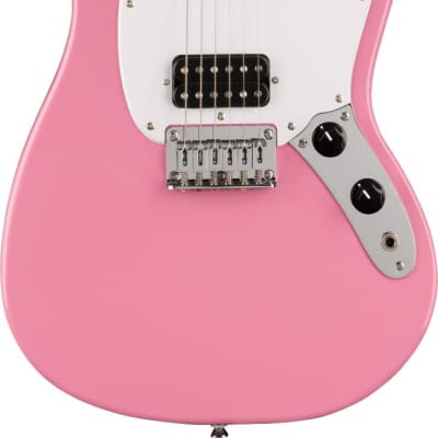 Squier Sonic Mustang HH Solidbody Electric Guitar - Flash Pink