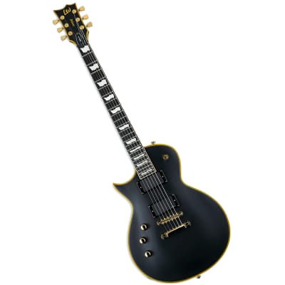 ESP LTD Deluxe EC-1000 LH Left-Handed EMG Guitar – Vintage Black image 1