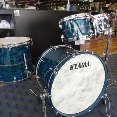 Tama Star Maple 4 pce. 2018 Wild Sea Blue Bosse | Reverb