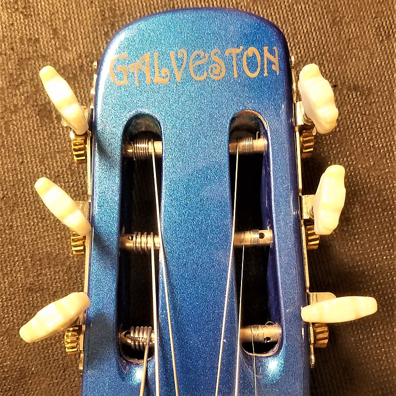 Galveston 6-string Electric Lap Steel Guitar - Blue Gloss Galveston 6-string Electric Lap Steel Guitar - Blue Gloss