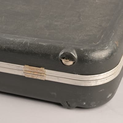 1977 1978 1979 1980 1981 Vintage Fender Stratocaster Telecaster Molded Plastic Guitar Black CASE USA 1970s image 12