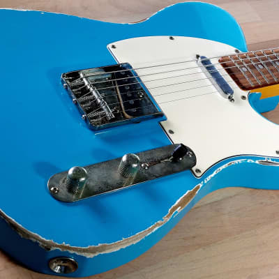 S71 "Custom Nitro Vintage T" rare TAOS TURQUOISE ’62 RELIC, Handwound 60's Pickups. Made in USA image 19