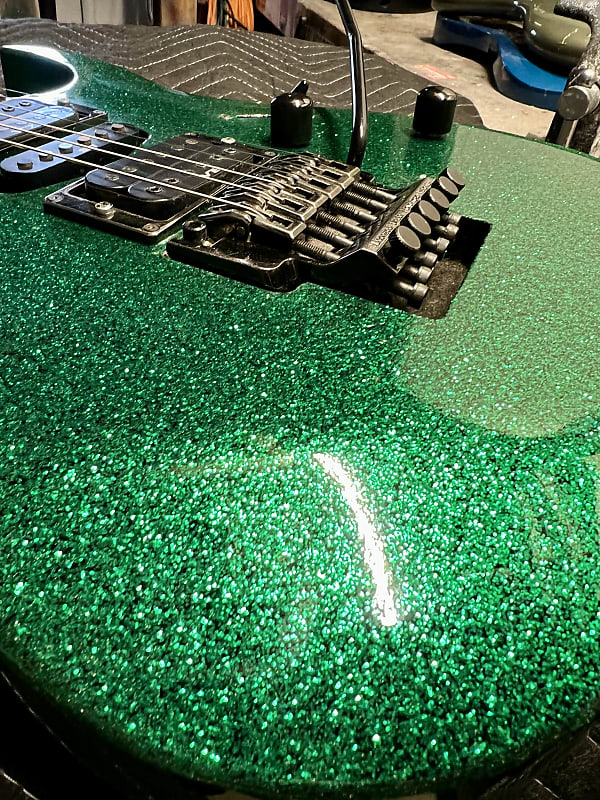 Ibanez RG517 / 570 Japan 1996 flake sparkle green | Reverb Ibanez RG517 / 570 Japan 1996 flake sparkle green | Reverb