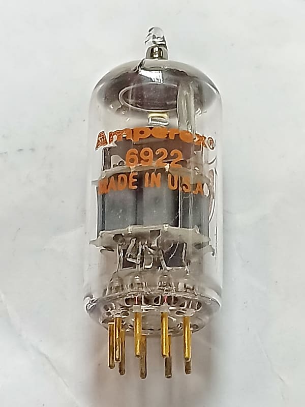 1965 Amperex 6922 PQ electron tube Siemens E88CC Western Germany 