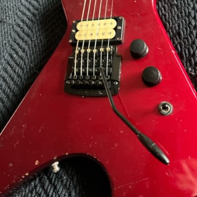 Hamer Scarab II Kahler 1984 - Red | Reverb